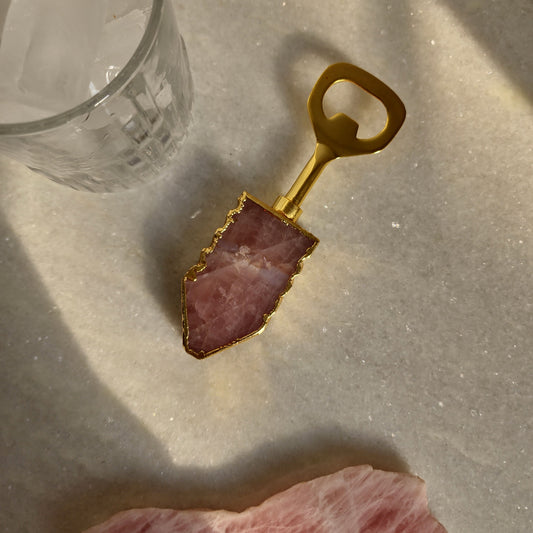 Rose Quartz Gemstone Opener