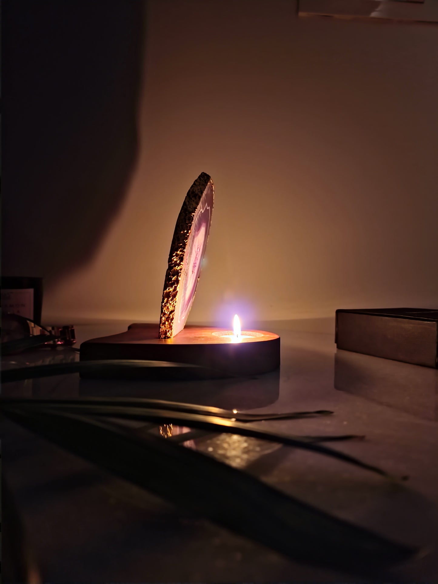 Luxury Gemstone Desk Lamp for Housewarming & Wedding