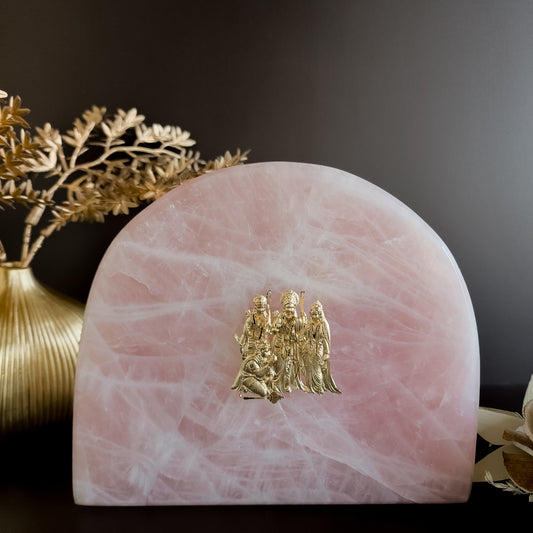 Ram Darbar Rose Quartz Decor