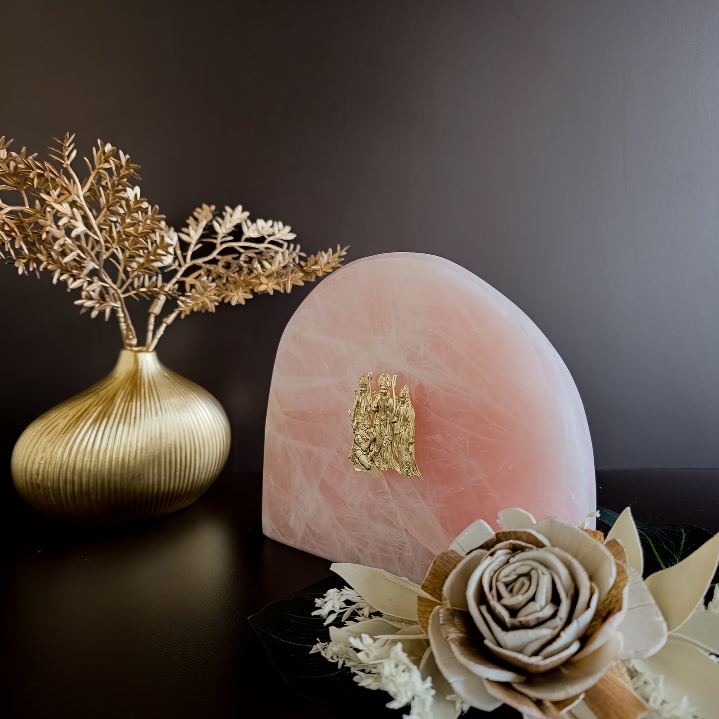 Ram Darbar Rose Quartz Decor
