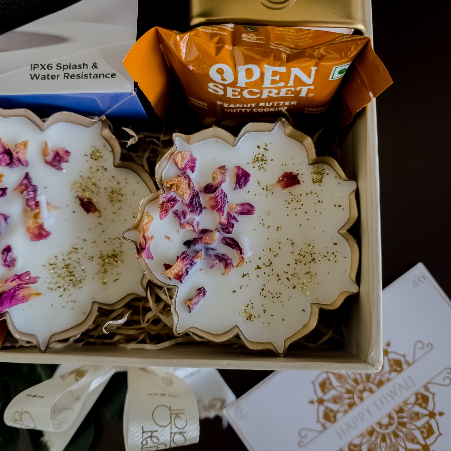 Heritage Krishna Edge hamper styled with elegant festive accents β premium Diwali hampers for clients.
