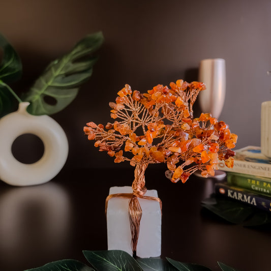 Carnelian Healing Tree Decor
