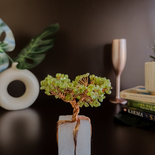 Peridot Healing Tree Decor