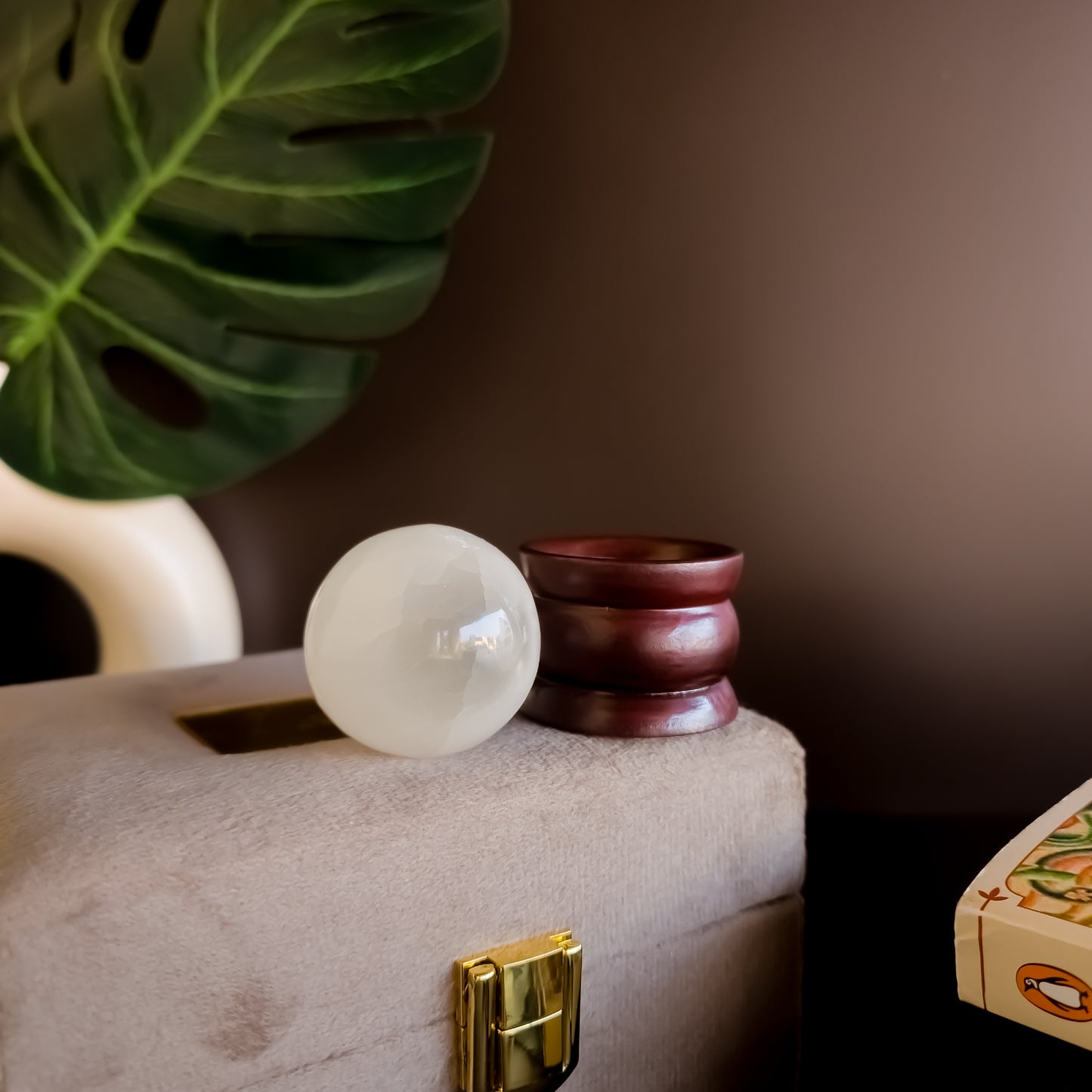 Clear Quartz Paper Weight Decor