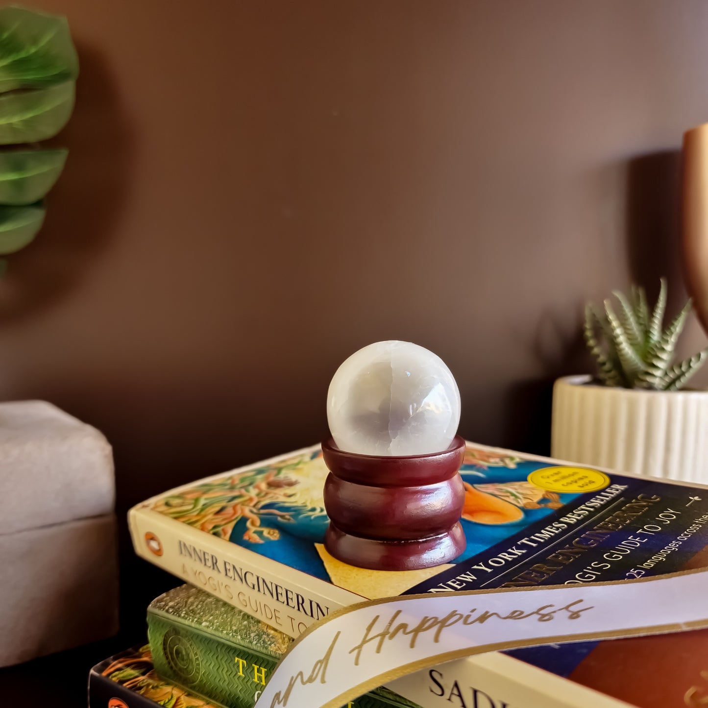 Clear Quartz Paper Weight Decor