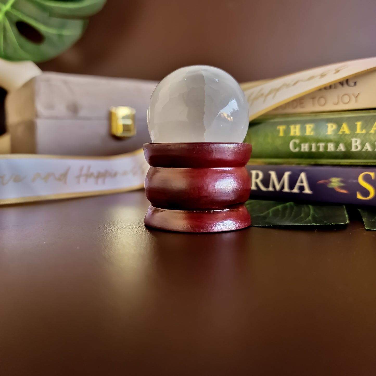 Clear Quartz Paper Weight Decor
