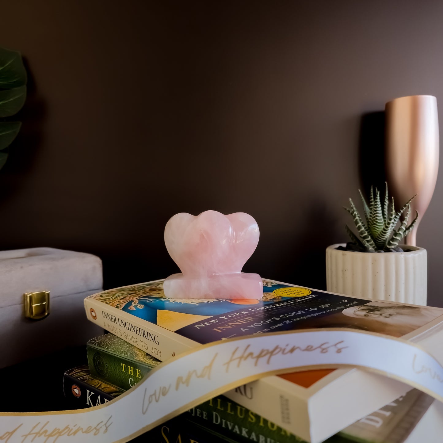 Rose Quartz Heart