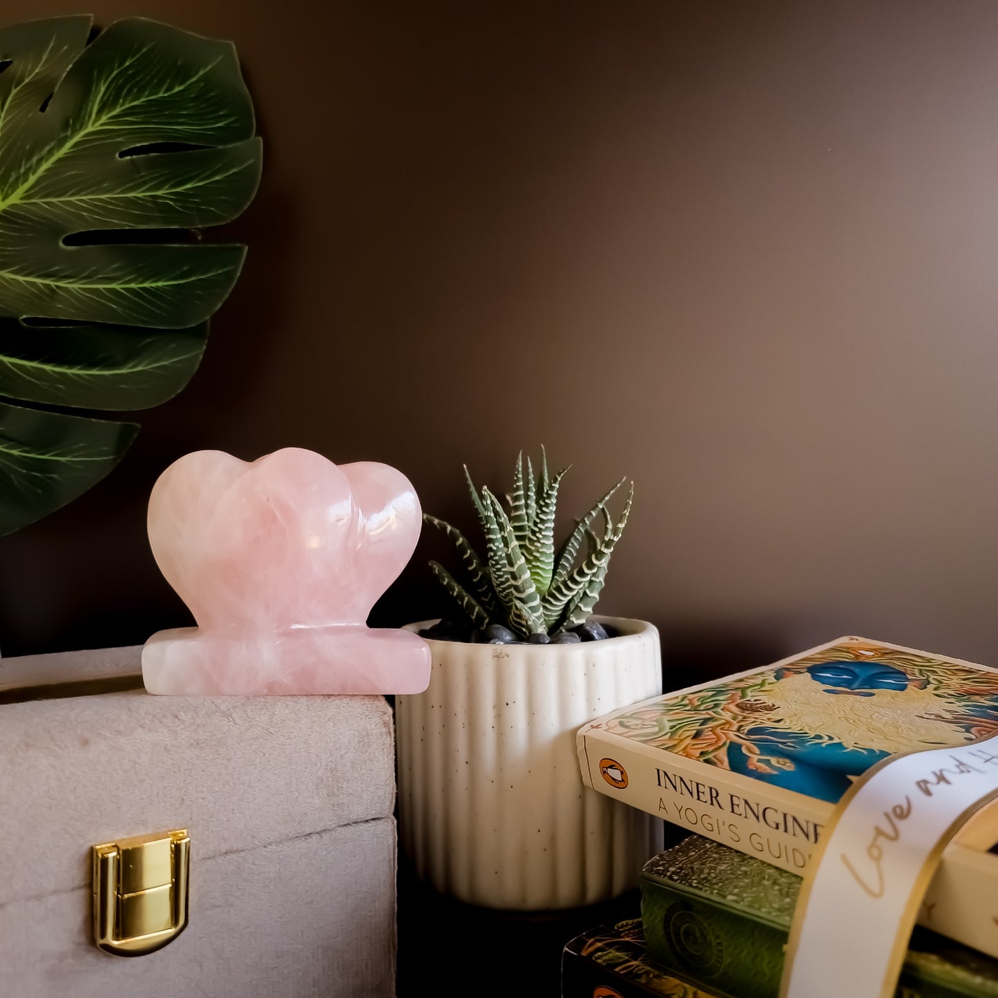 Rose Quartz Heart
