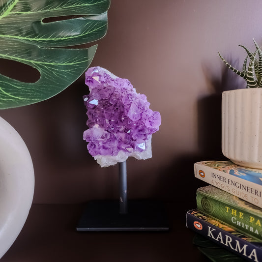 Amethyst Gedode Crystal Decor Accent