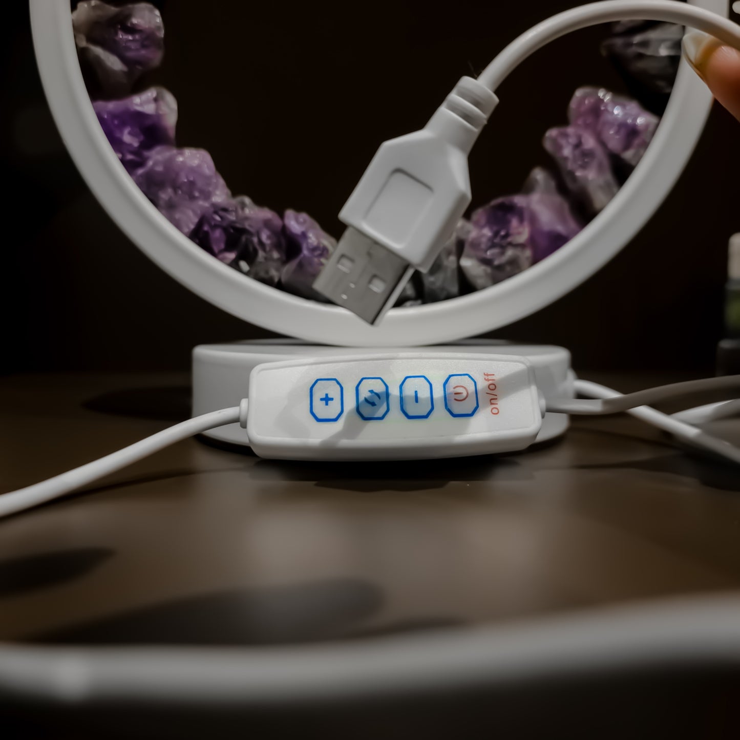 Designer Gemstone Desk Lamp for Wedding & Housewarming