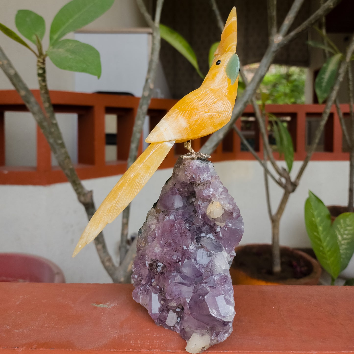Yellow Aventurine Healing Crystal Bird Statue