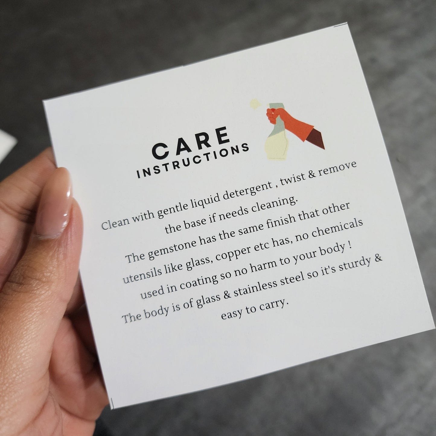 Positive Energy Gemstone Hydration Bottle for Wellness Gifting