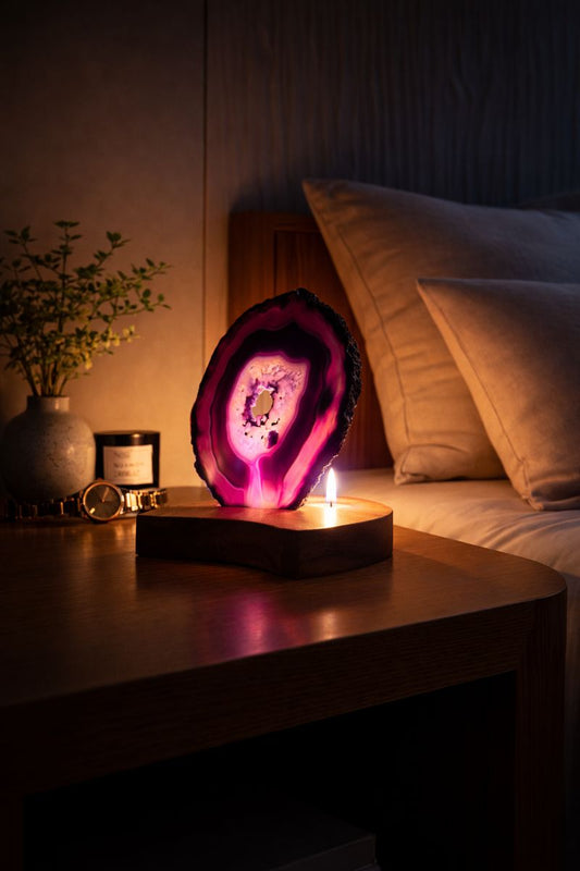 Luxury Gemstone Desk Lamp for Housewarming & Wedding