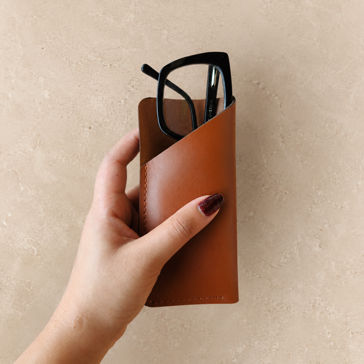 Customised Leather Sunglass Case | Premium Travel Accessory | Luxury Corporate Gift India