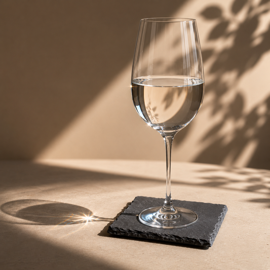 Premium Basalt Stone Coaster Set | Executive Corporate Desk Accessories | Corporate Diwali Gifts India