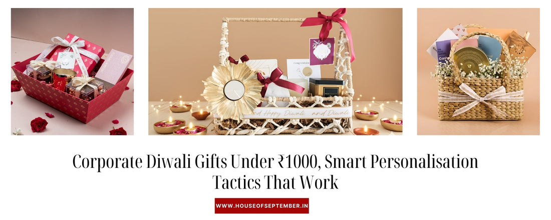 Corporate Diwali Gifts Under ₹1000, Smart Personalisation Tactics That Work