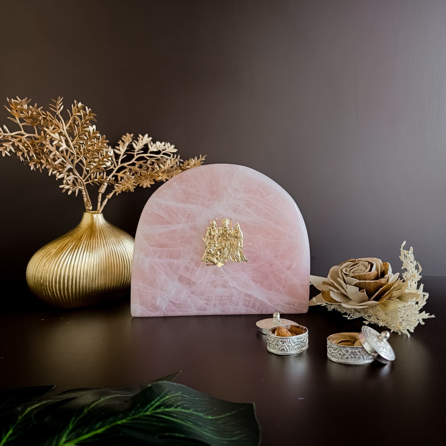 Ram Darbar Rose Quartz Decor