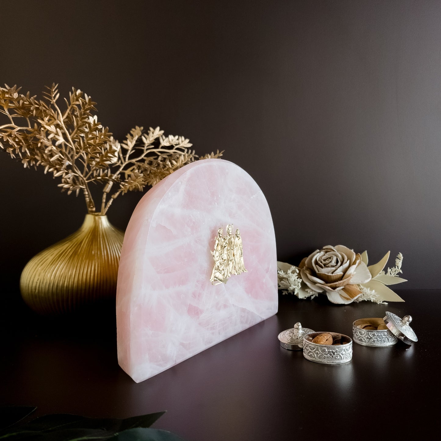 Ram Darbar Rose Quartz Decor