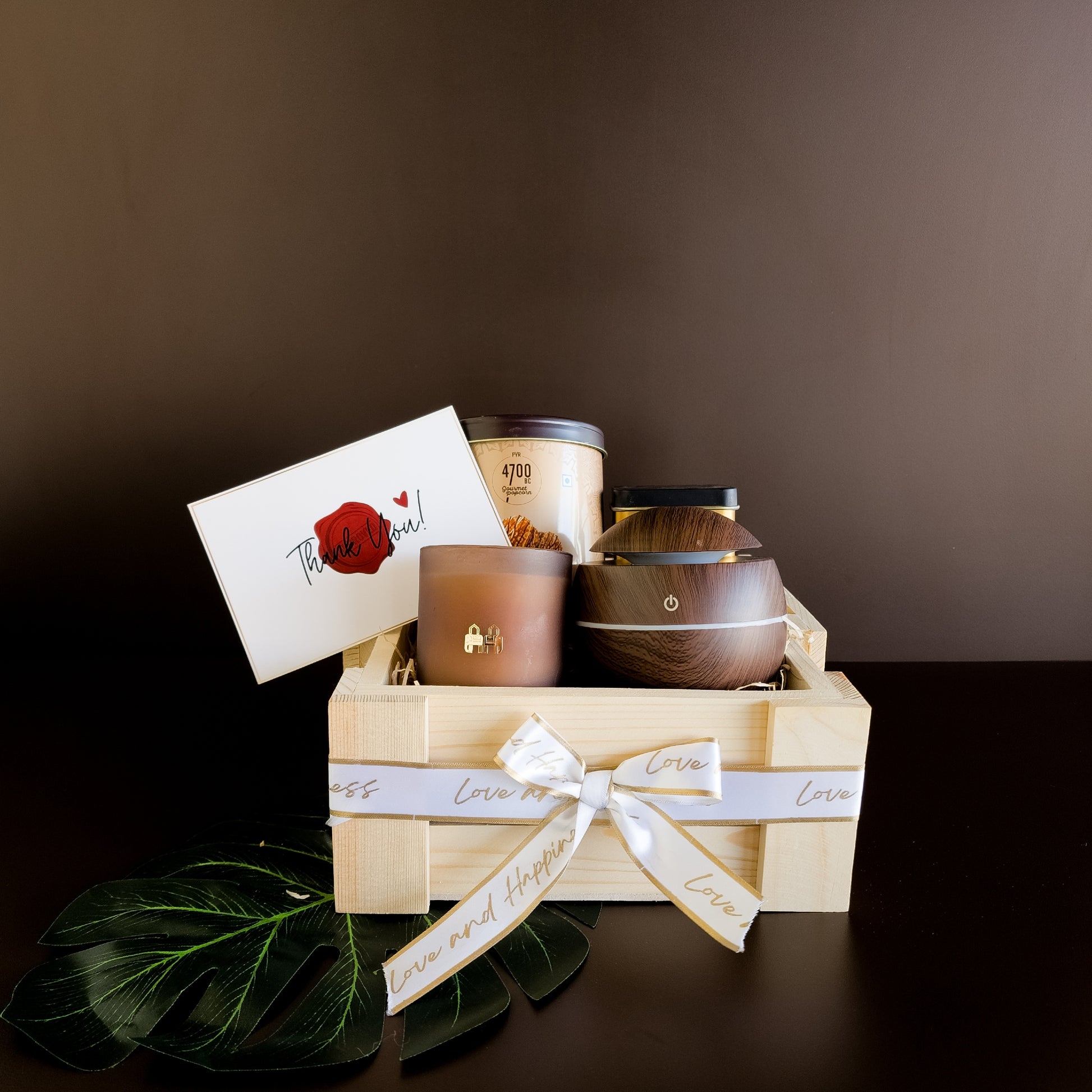 The Serenity luxury corporate hamper with wellness-inspired gifts – wellness corporate gifting India 2025.