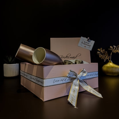 Elegant Bridesmaid Gift Box for Bachelorette & Wedding Gifting