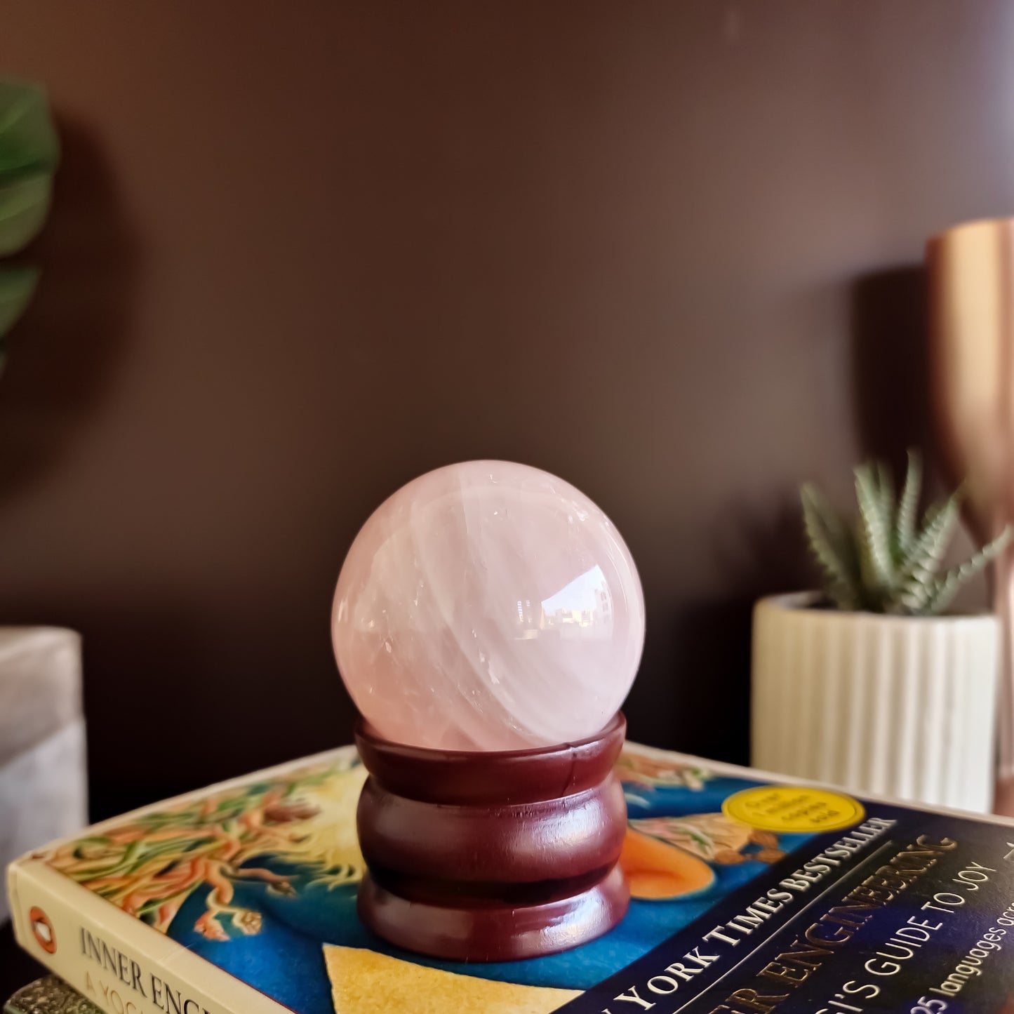 Rose Quartz Paper Weight
