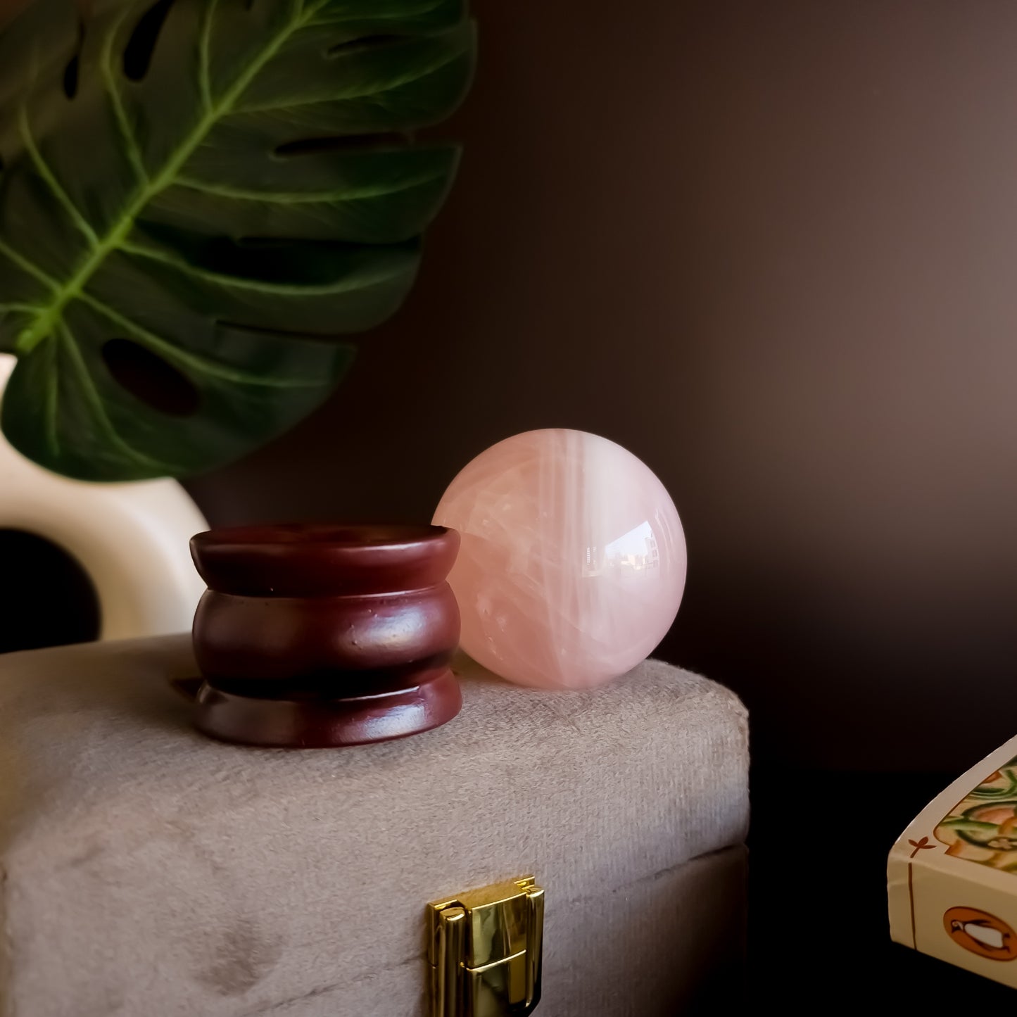 Rose Quartz Paper Weight