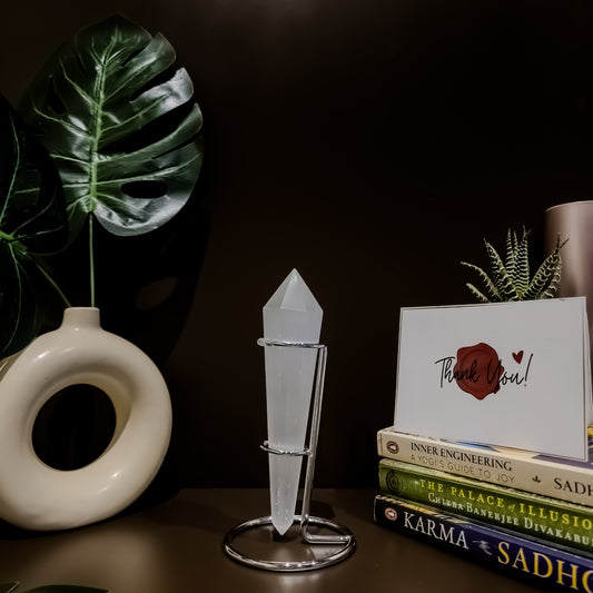 White Quartz Healing Wand