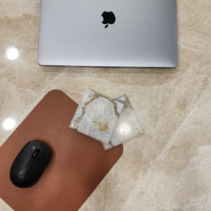 Designer Gemstone Coaster Set for Wedding & Housewarming Gifts