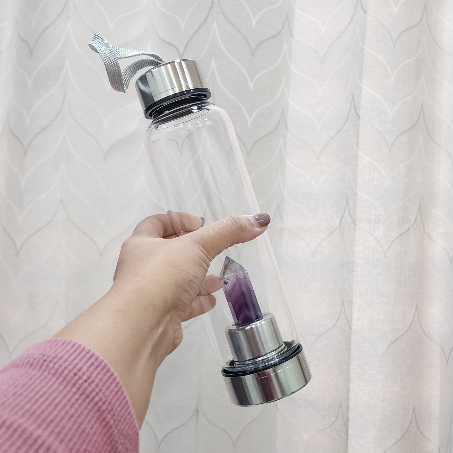Unique crystal water bottle