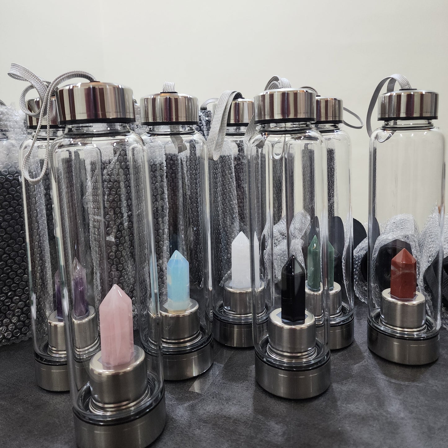 Crystal water bottle