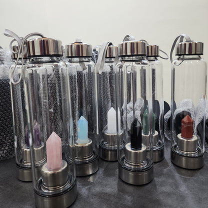 Gemstone bottle