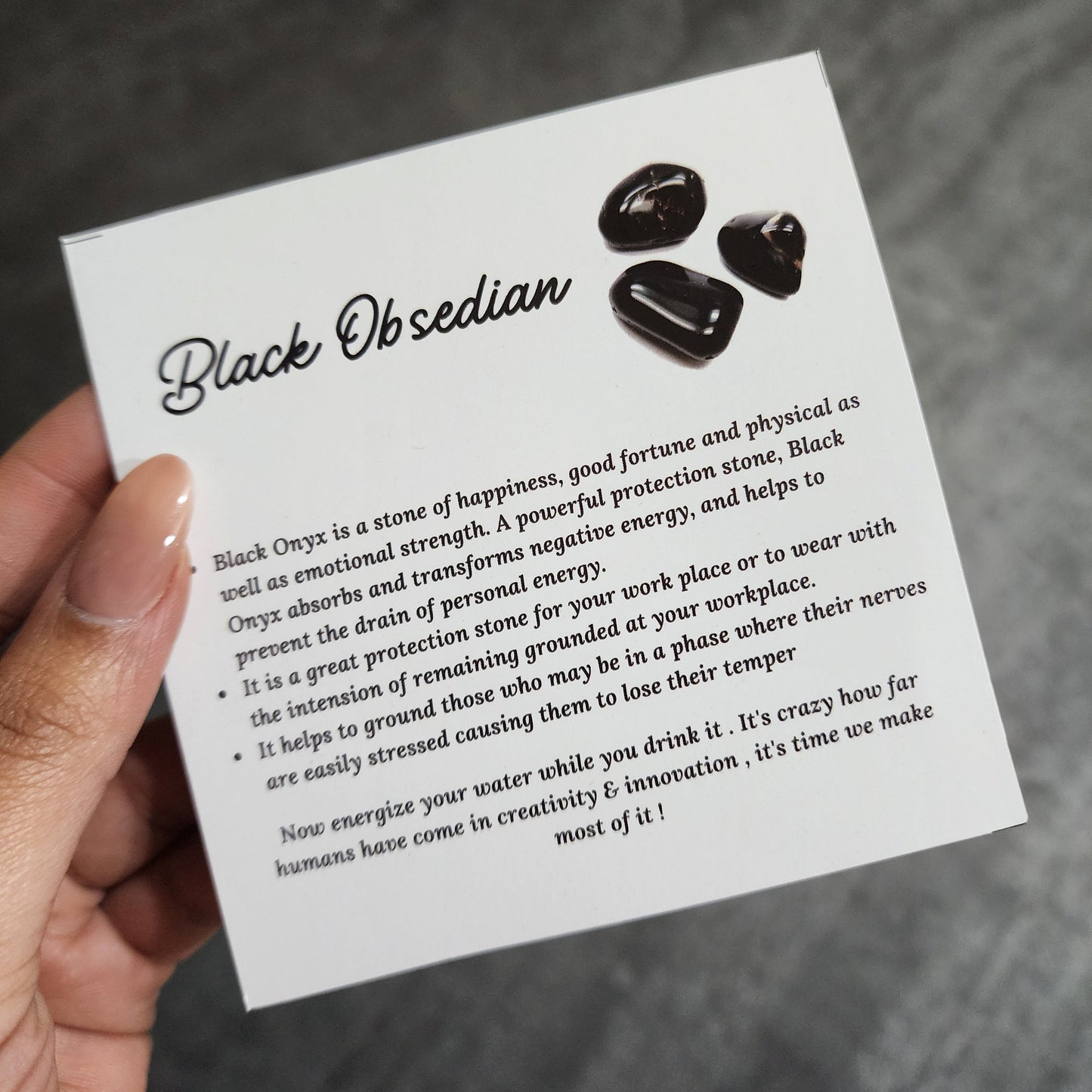 Positive Energy Gemstone Hydration Bottle for Wellness Gifting