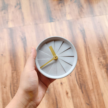 Premium Concrete Desk Clock | Modern Corporate Desk Clock | Luxury Corporate Diwali Gift India