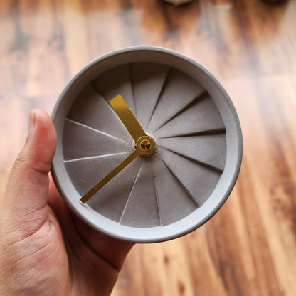 Premium Concrete Desk Clock | Modern Corporate Desk Clock | Luxury Corporate Diwali Gift India