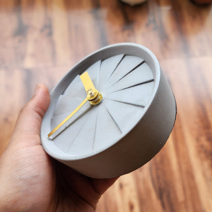 Premium Concrete Desk Clock | Modern Corporate Desk Clock | Luxury Corporate Diwali Gift India