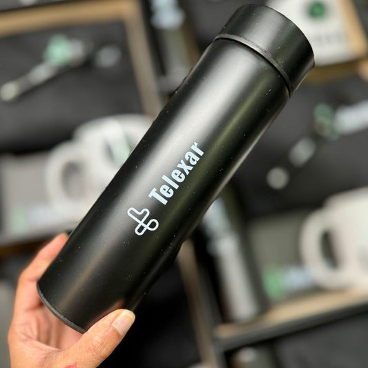 Stainless Steel Temperature Bottle with LED Display | Smart Bottle for Corporate Gifting India
