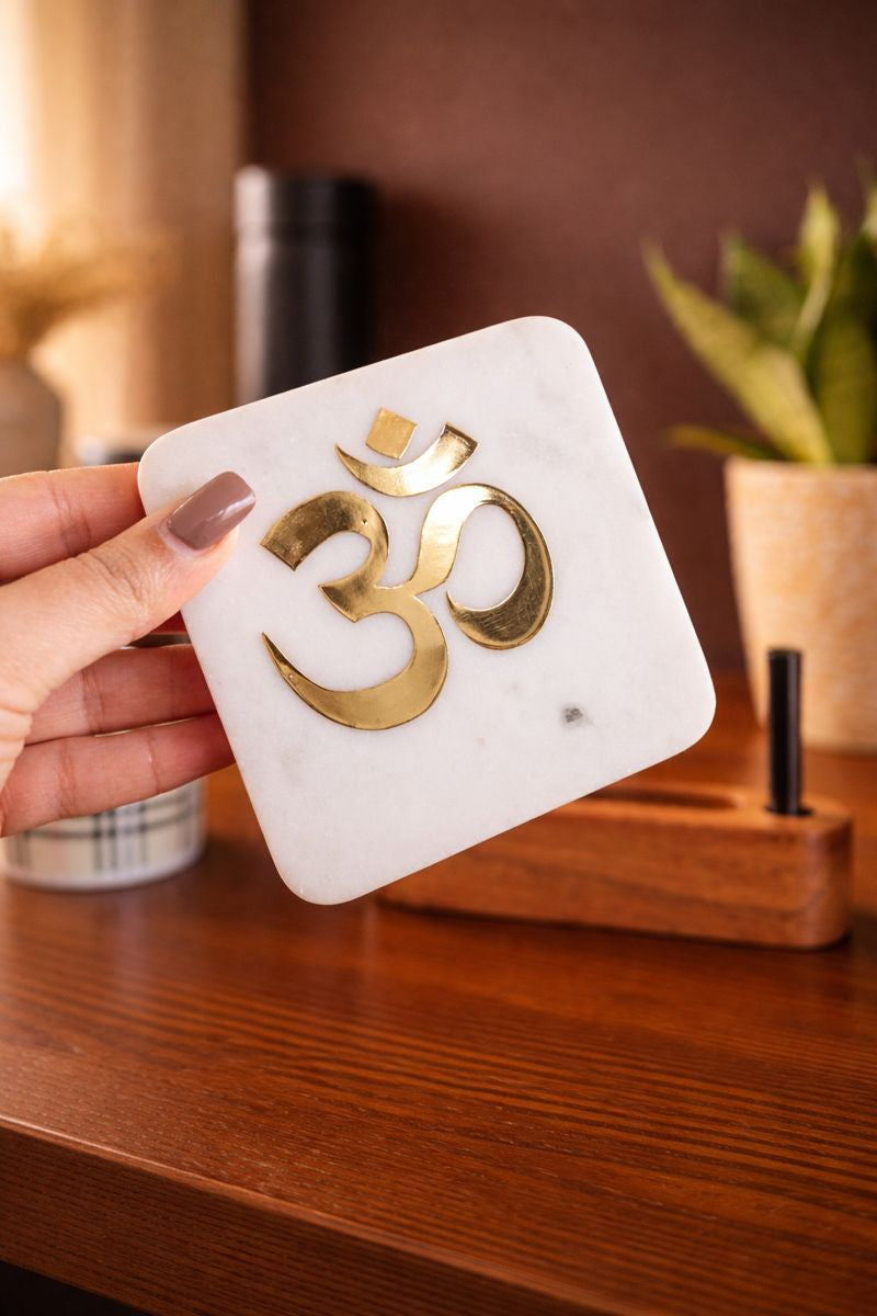 Om Marble Décor Candle Bouquet Gift Set - Housewarming Edition