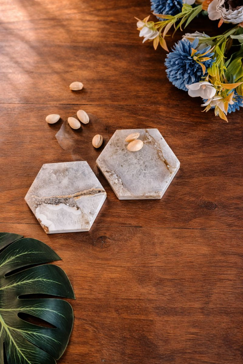 Affordable Luxury Gemstone Coasters for Corporate & Festive Gifting