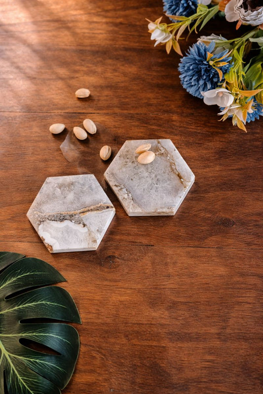 Affordable Luxury Gemstone Coasters for Corporate & Festive Gifting