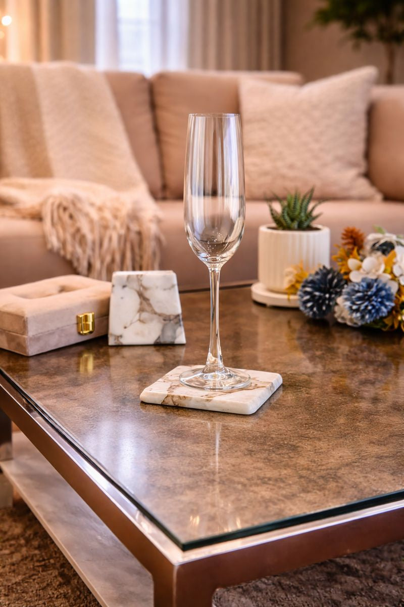 Custom Monogram Gemstone Coasters for Personal & Corporate Gifts