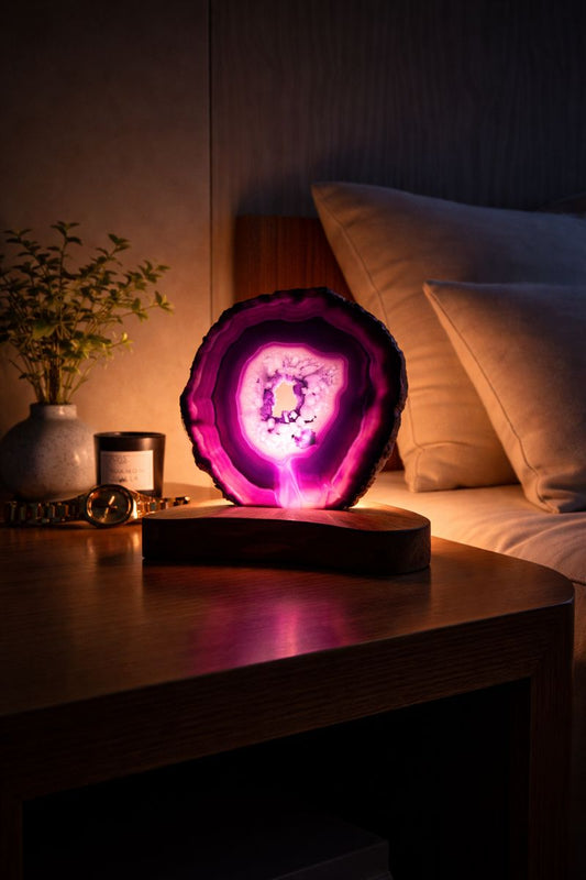 Luxury Gemstone Desk Lamp for Housewarming & Wedding