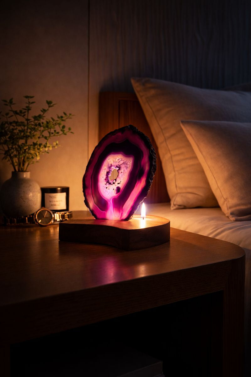 Luxury Gemstone Desk Lamp for Housewarming & Wedding