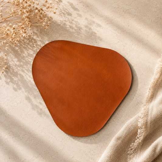 Leather Mouse Pad | Executive Desk Mat | Premium Corporate Office Accessory