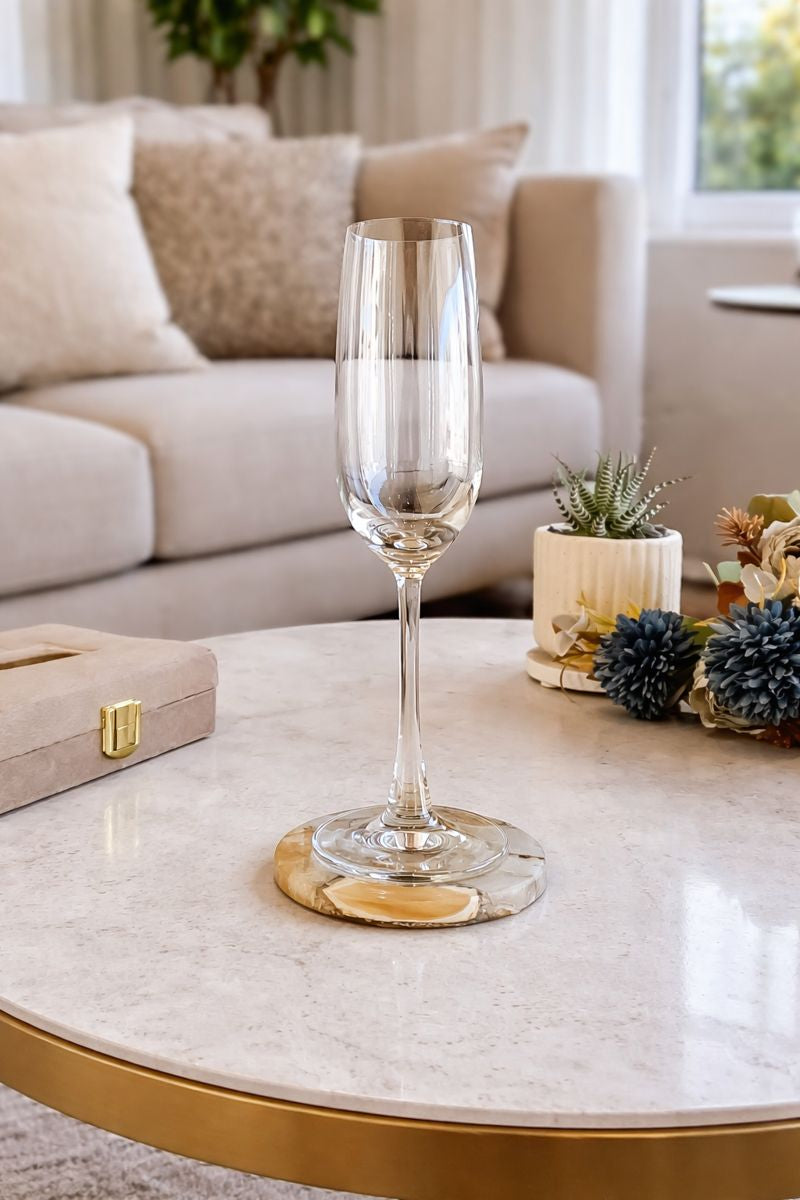 Premium Gemstone Coaster Set for Luxury Home & Table Gifting