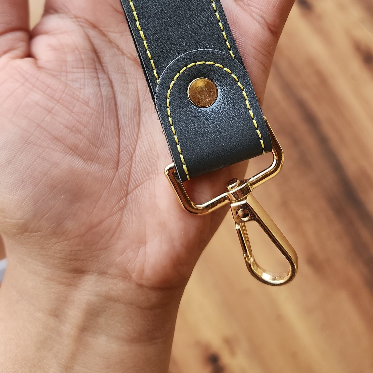 Leather Keyring | Customised Corporate Key Holder | Premium Employee & Client Gift