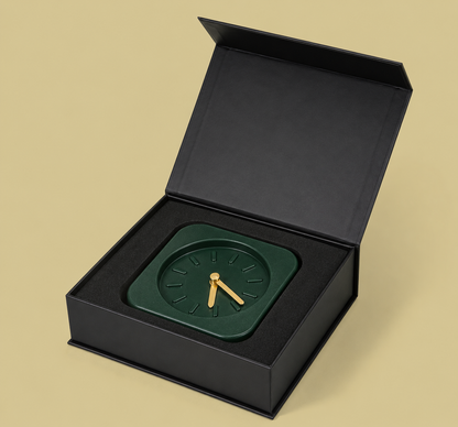 Concrete Office Clock | Modern Home & Office Decor Clock | Premium Corporate Gift Box