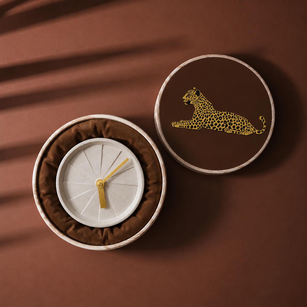 Premium Concrete Desk Clock | Modern Corporate Desk Clock | Luxury Corporate Diwali Gift India