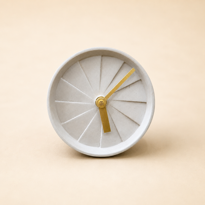 Premium Concrete Desk Clock | Modern Corporate Desk Clock | Luxury Corporate Diwali Gift India