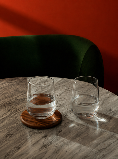 Premium Wooden Coaster Set | Customised Corporate Table Coasters | Employee & Client Gifts India